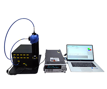 Fuorescence quantum efficiency detection system